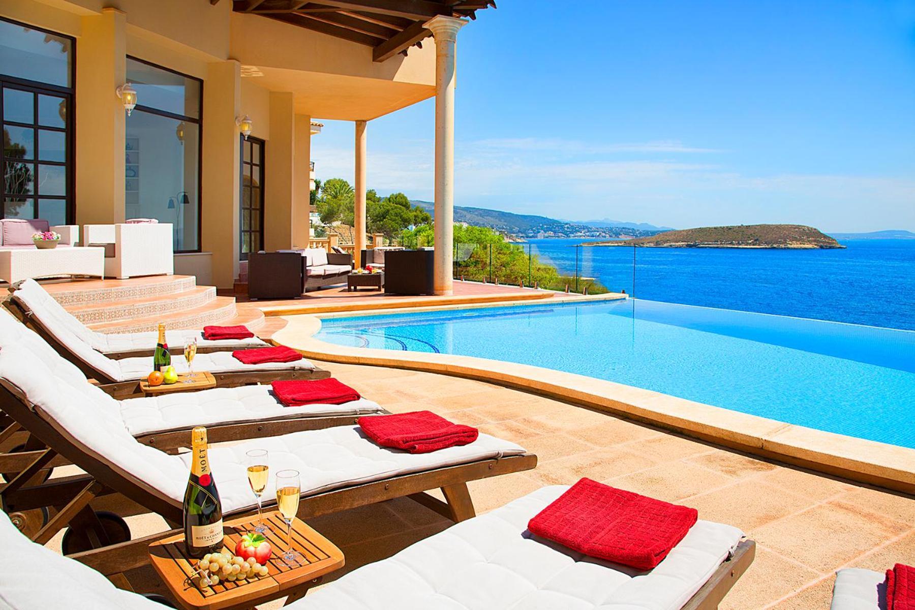 Villa Juan Carlos Cala Vinas  Eksteriør billede